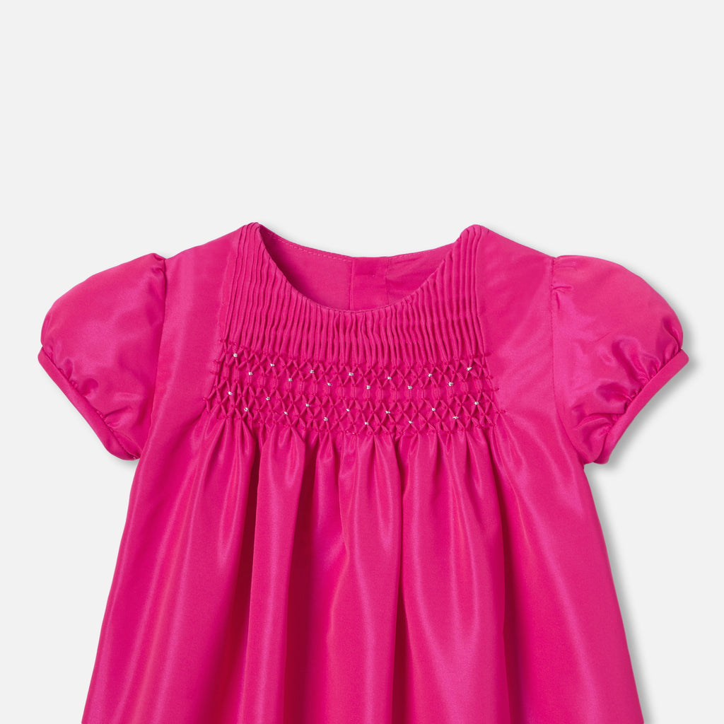 Kleid Mit Ärmeln - Bengal-Rosa - Mädchen