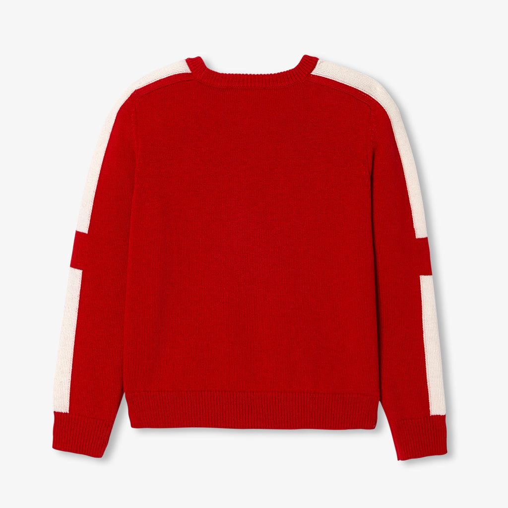 Long-Sleeved Jumper - Brick Red - Boy