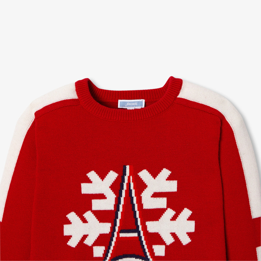Long-Sleeved Jumper - Brick Red - Boy