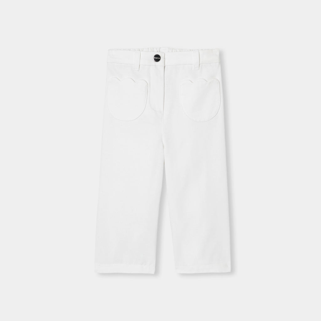 Pantalon Long - Blanc - Fille