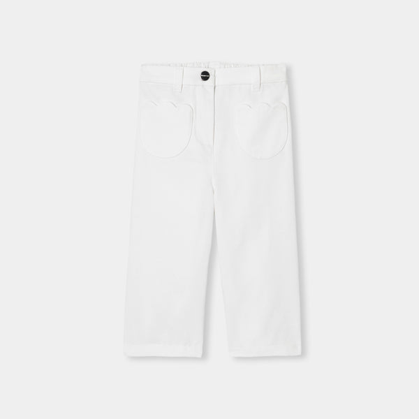 Pantalon Long - Blanc - Fille