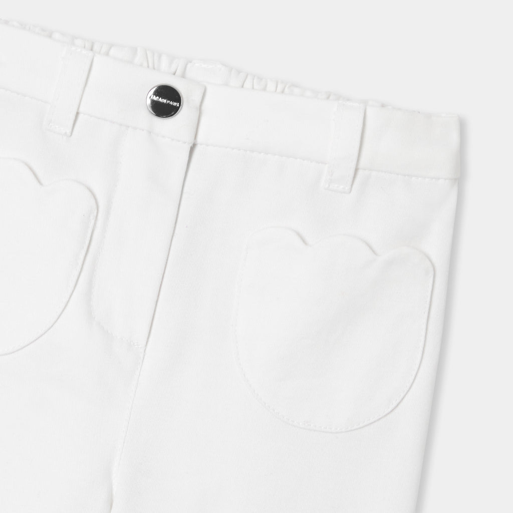 Pantalon Long - Blanc - Fille