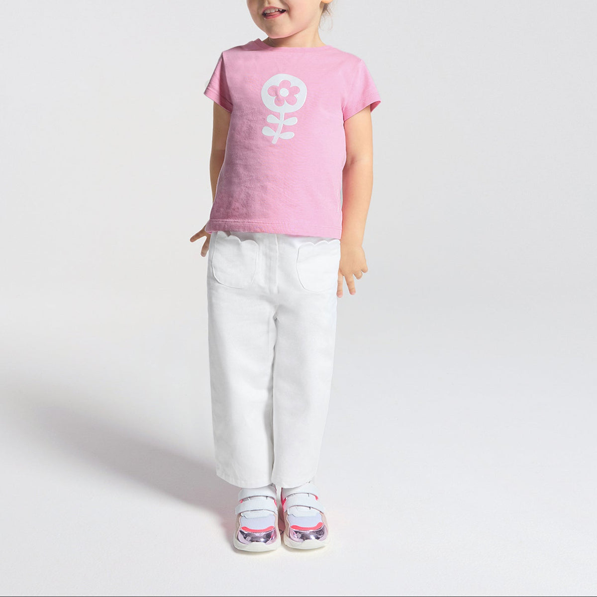 Pantalon Long - Blanc - Fille