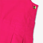 Robe Chasuble/ Ss Mches - Rose Grenadine - Fille
