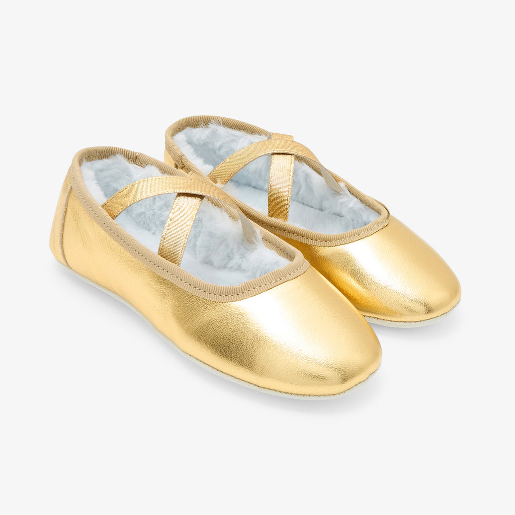 Slippers - Yellow Gold - Girls