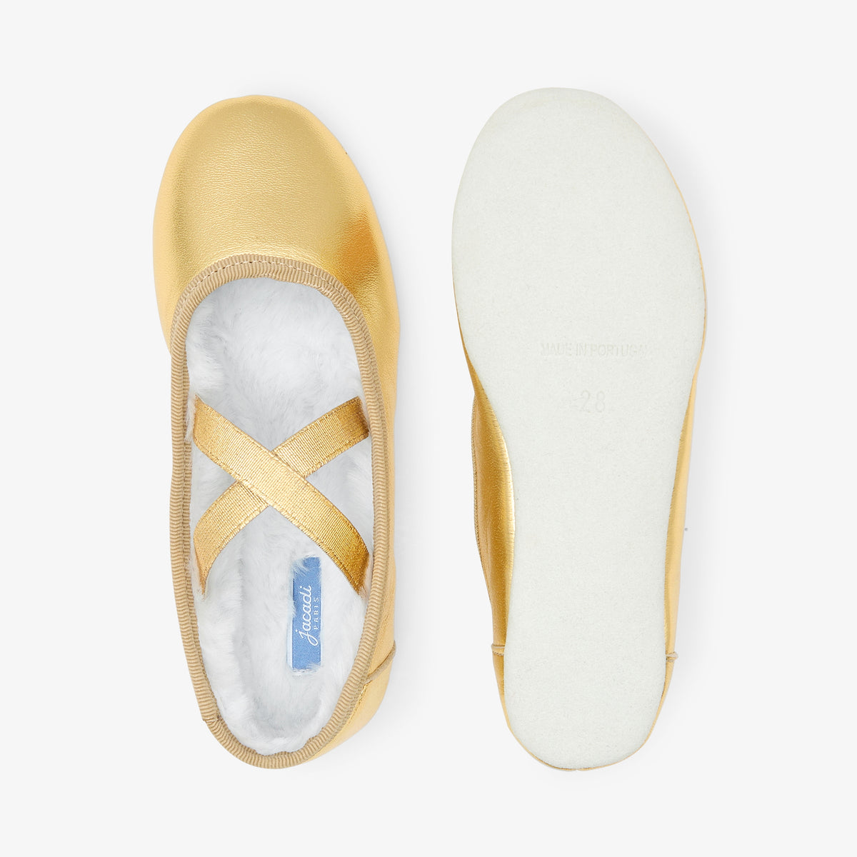 Slippers - Yellow Gold - Girls