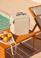 Cooler Retro - Glacière Thermique Portable 13L Avec Décapsuleur - Sable