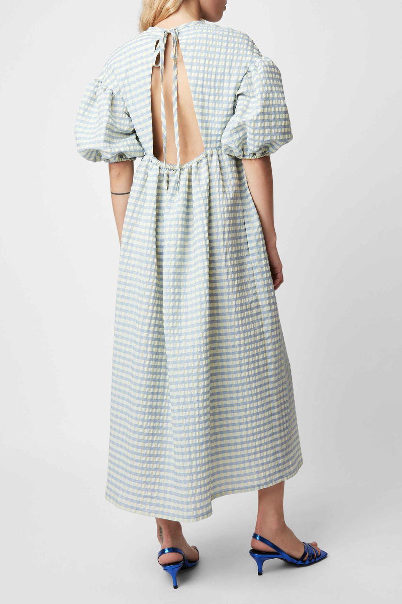 VESTIDO TAMS DOMINO CIELO
