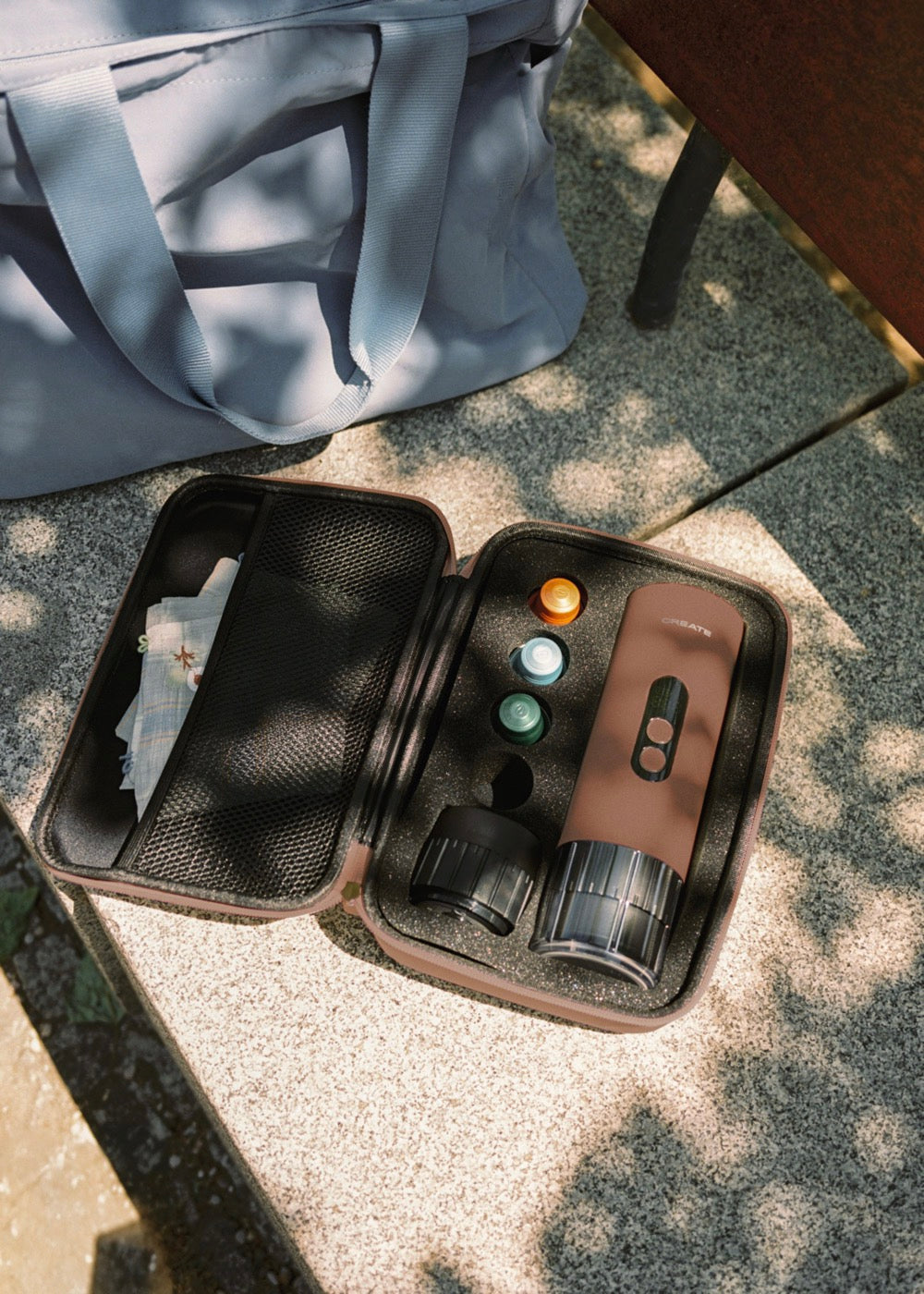Thera Move - Cafetière Espresso Portable 15 Bars Pour Capsules Et Café Moulu - Avec Mallette De Transport - Moka