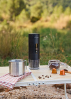 Thera Move - Cafetière Espresso Portable 15 Bars Pour Capsules Et Café Moulu - Noir