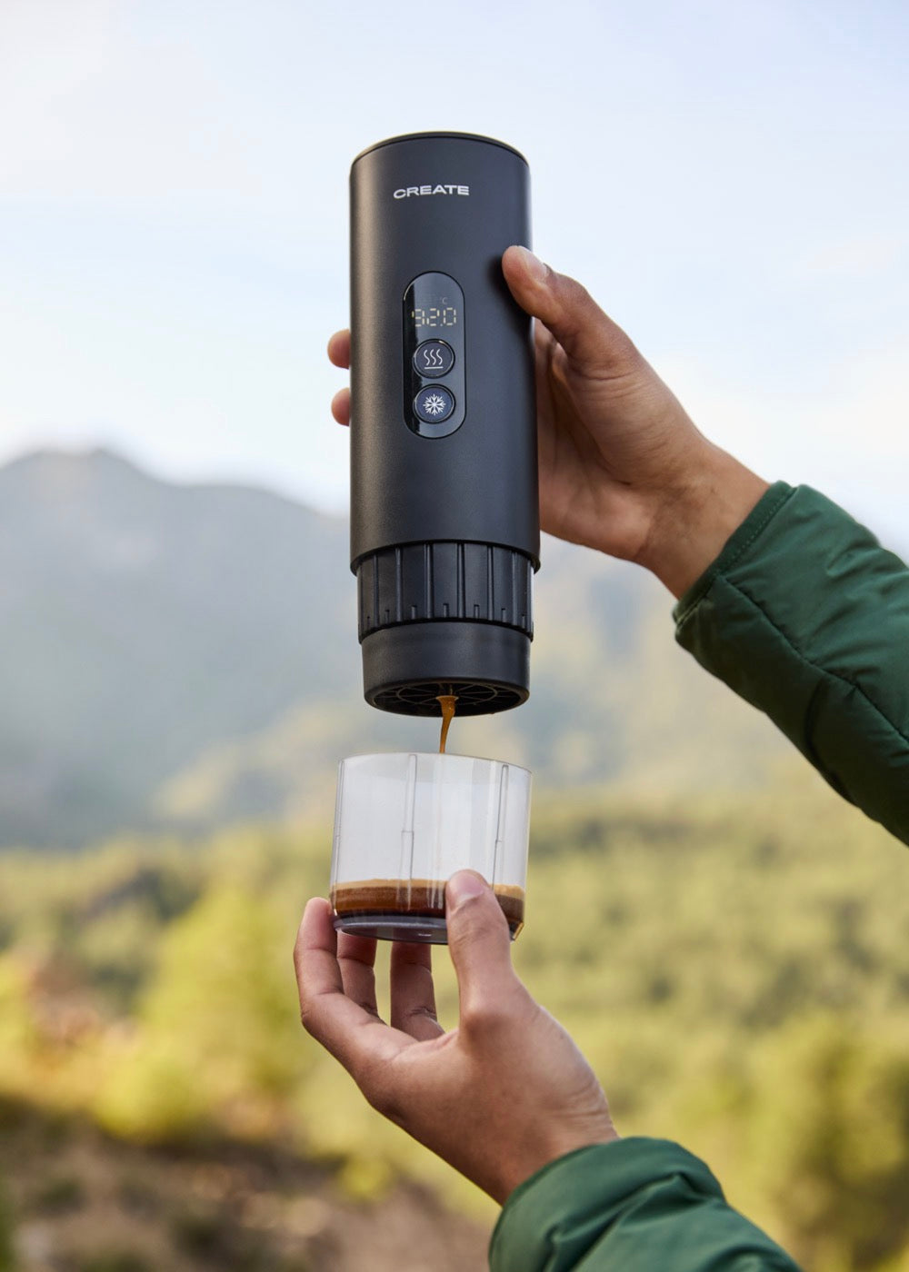 Thera Move - Cafetière Espresso Portable 15 Bars Pour Capsules Et Café Moulu - Avec Mallette De Transport - Noir
