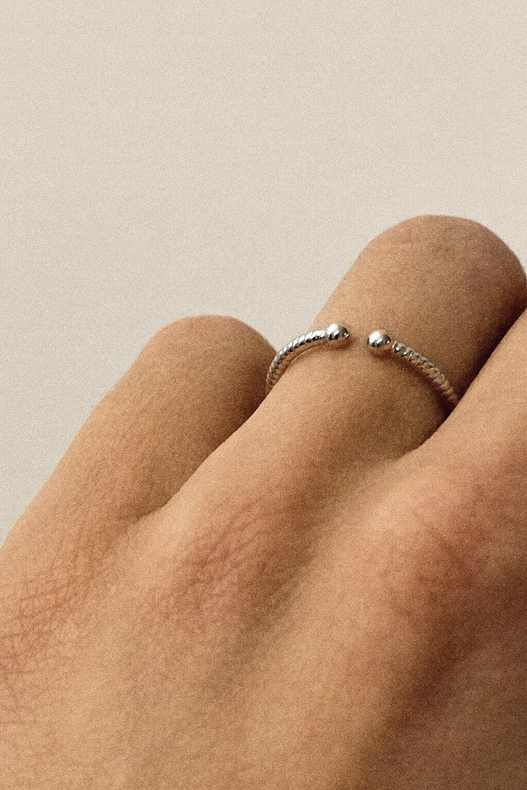 Anillo Chuck con baño de paladio