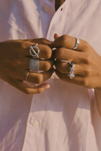 Palladium-Plated Juan Ring