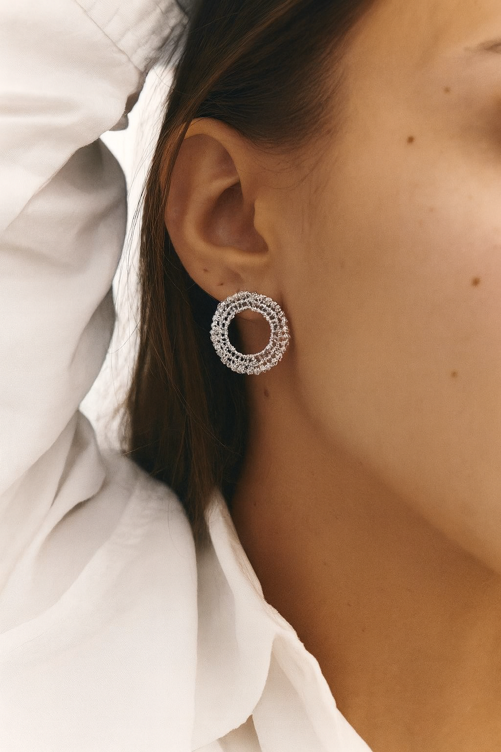 Boucles D'Oreilles Vala palladiées
