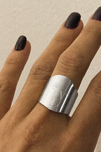 Palladium-Plated Nikita Ring