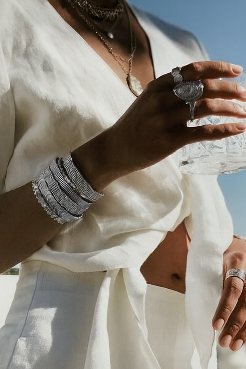 Draga Palladium-Plated Bangle
