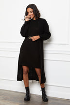 Cárdigan y vestido - Negro