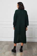 Cárdigan y vestido - Verde