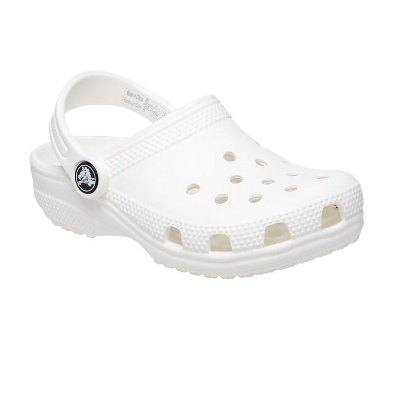 Crocs Classic Clog T Kids Clogs - White