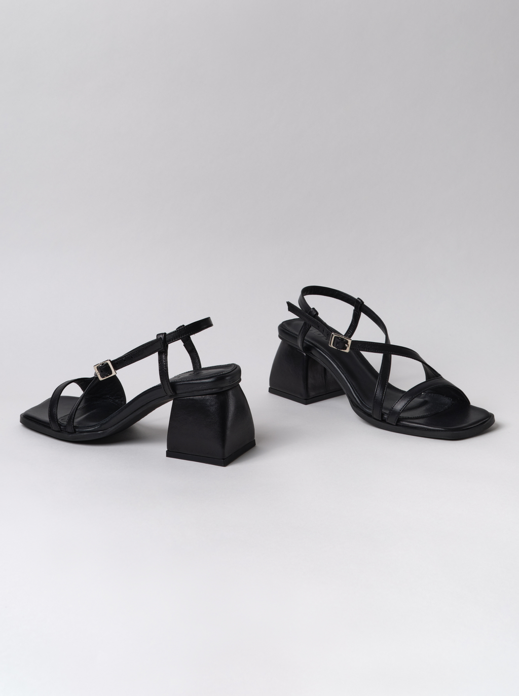 sandales square crush black