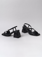 sandales square crush black