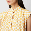 DREAMER DAMIER GOLD DRESS