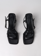 sandales square crush black