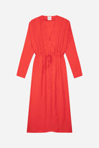 ROBE CAROLINE CLOUD ROUGE