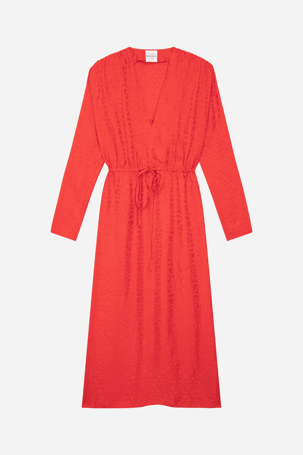 ROBE CAROLINE CLOUD ROUGE