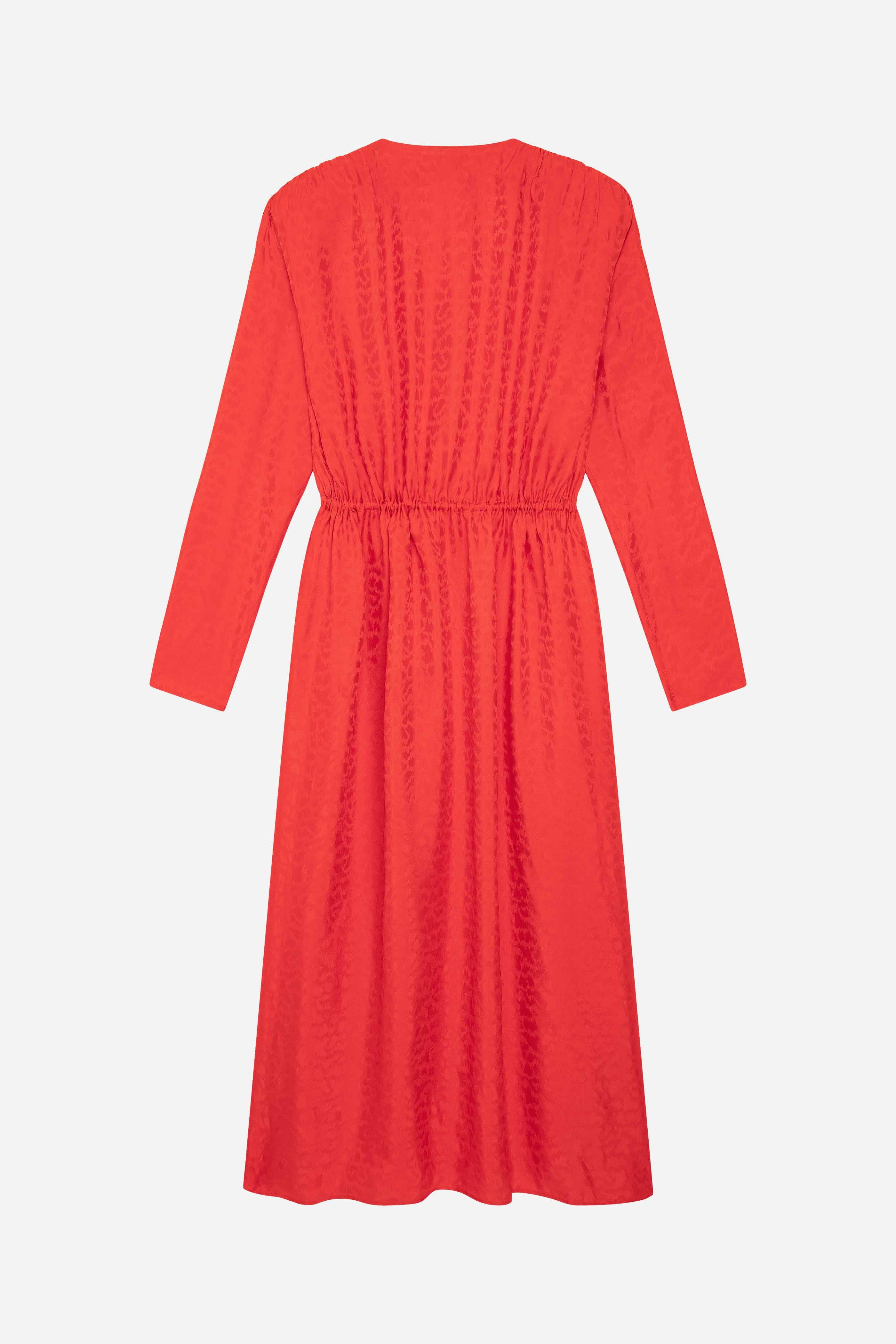 ROBE CAROLINE CLOUD ROUGE
