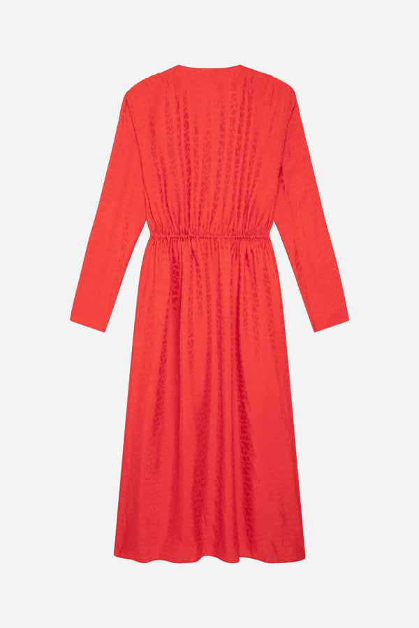 ROBE CAROLINE CLOUD ROUGE