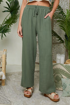 Trousers - Khaki - Women