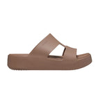 Sandalias Mujer Crocs Getaway Pkateform H-Strap - Latte