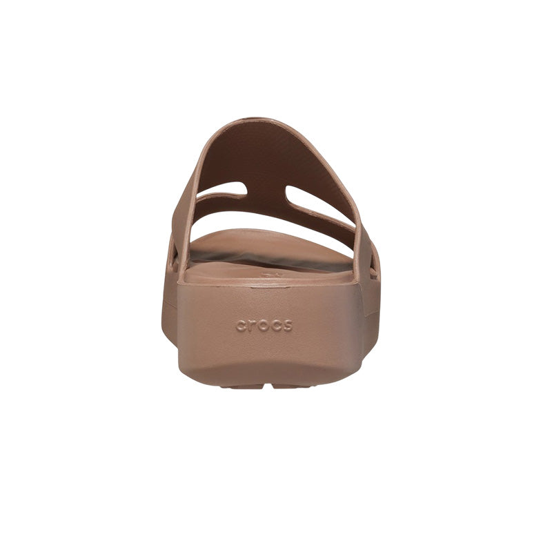Sandalias Mujer Crocs Getaway Pkateform H-Strap - Latte