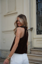 Top Caro de ante - Chocolate