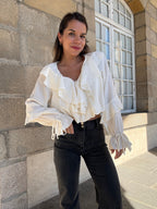 Iris Blouse Ecru