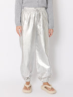Pantalon Casual Metallise - Silver