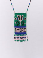 Tshirt With Pearl Necklace - White