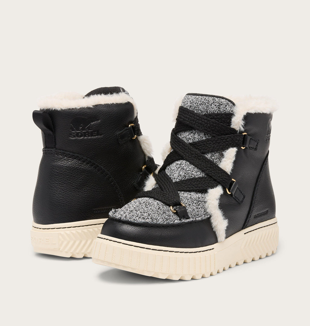 Nieprzemakalne Buty Zimowe Ona Ave™ Alpine - Black & Chalk - Damskie
