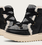 Nieprzemakalne Buty Zimowe Ona Ave™ Alpine - Black & Chalk - Damskie