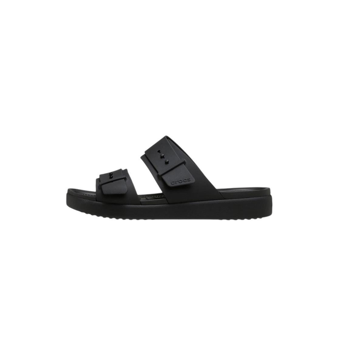 Crocs Brooklyn Buckle Lowwdg Women's Sandals - Black