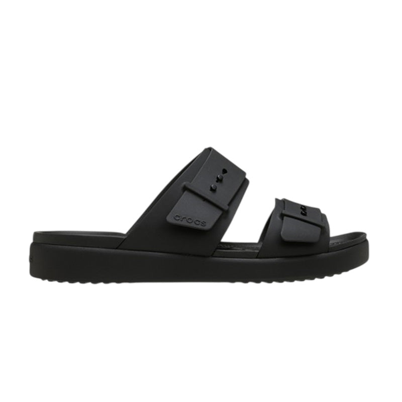 Crocs Brooklyn Buckle Lowwdg Women's Sandals - Black