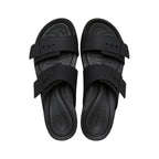 Crocs Brooklyn Buckle Lowwdg Women's Sandals - Black