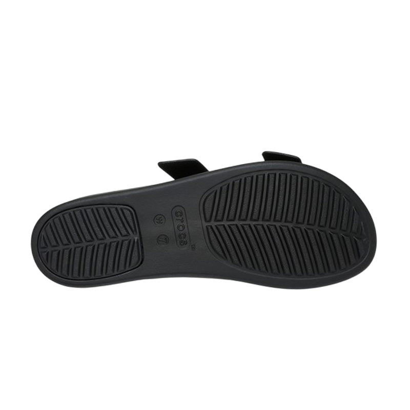 Crocs Brooklyn Buckle Lowwdg Women's Sandals - Black