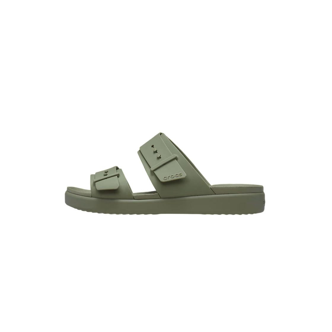 Crocs Brooklyn Buckle Lowwdg Women's Sandals - Cargo