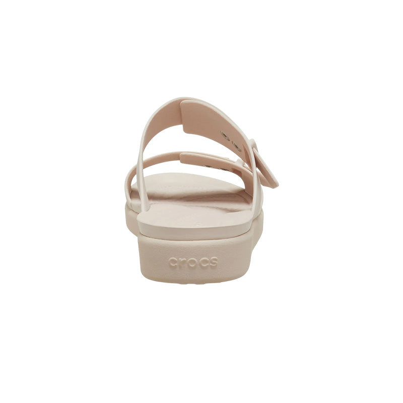 Crocs Brooklyn Buckle Lowwdg Women's Sandals - Rose Quartz