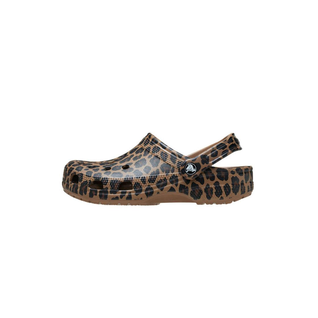 Zuecos Hombre Crocs Classic Animal Clog - Sepia, Leopardo
