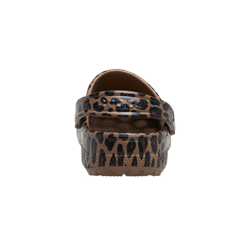 Zuecos Hombre Crocs Classic Animal Clog - Sepia, Leopardo