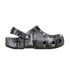 Crocs Classic Camouflage Clog Kids Clogs - Black, Slate Gray