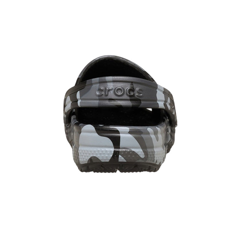 Crocs Classic Camouflage Clog Kids Clogs - Black, Slate Gray